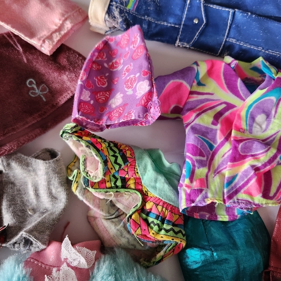 Vintage Lot of Barbie Doll Clothes Outfits Clothing Dress 80s 90s 1990s Barbies - Picture 9 of 10